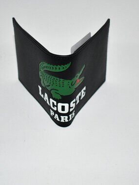 Lacoste Leather Billfold in Lacoste Paris #NH5085FW NWT